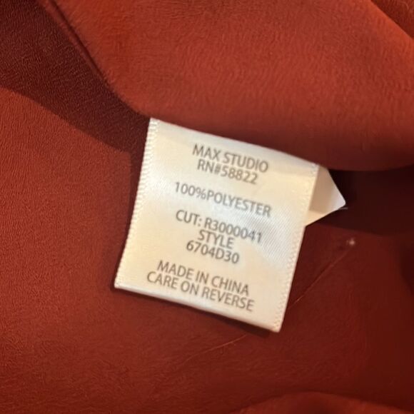 Max Studio Bohemian Floral Tank Size S Rust, Cream & Black - Picture 9 of 10